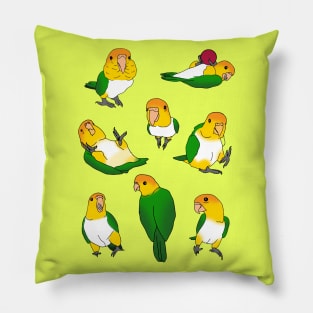 caique doodle pattern Pillow