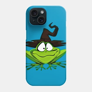 A witch of a frog Phone Case