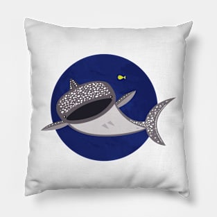 Whale Shark and little friend Pillow