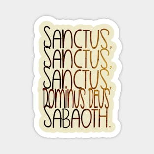 Sanctus, Sanctus, Sanctus, 1 Magnet