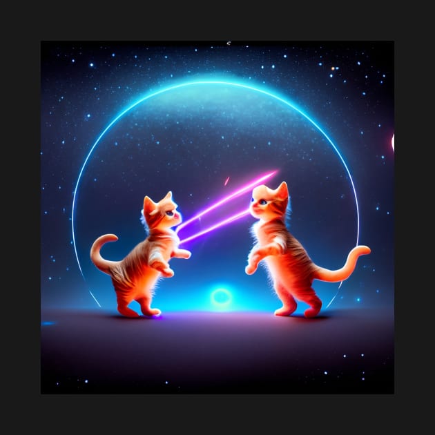 Space Cats 10 by ABSTRACT-IVISM