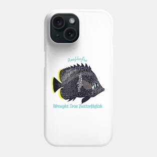 Wrought Iron Butterflyfish Phone Case