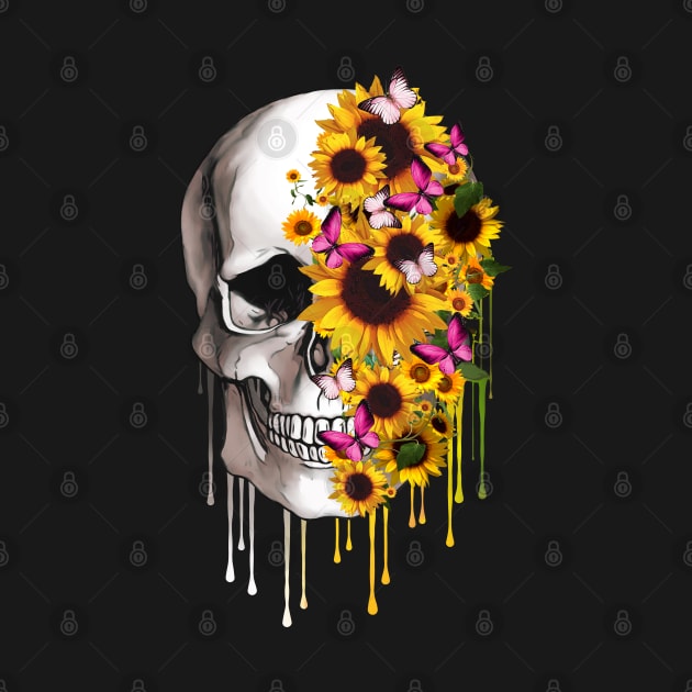 Floral Skull 19 by Collagedream