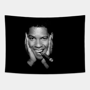 Denzel Washington Big Face Tapestry