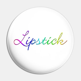 rainbow lipstick Pin