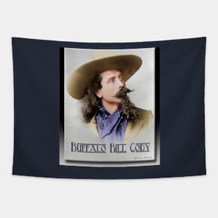 Buffalo Bill Cody in Oil Tapestry