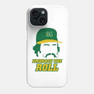 Rollie Fingers Oakland Silhouette Phone Case