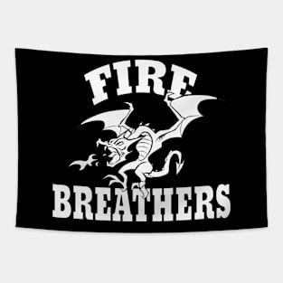 Fire breathers mascot Tapestry