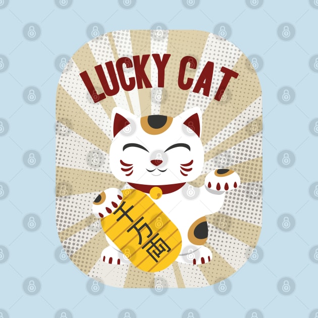 Maneki Neko - Lucky Cat by aglomeradesign