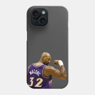 Karl Malone Low Poly Flex Phone Case