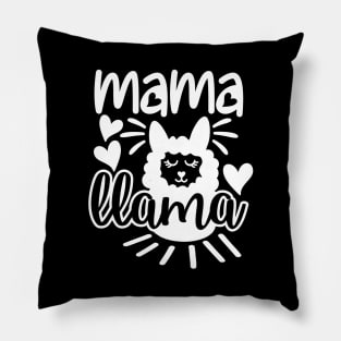 Funny Mama Llama Mothers Day Gift Pillow