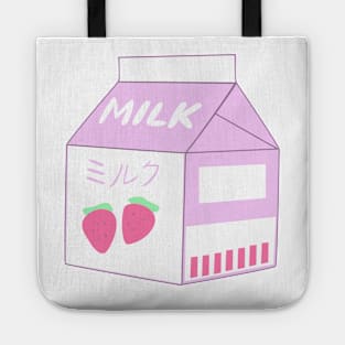 Strawberry Milk Carton Tote