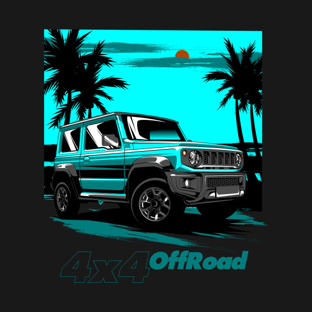 Suzuki Jimny 4x4 Automotive Apparel T Shirt Teepublic