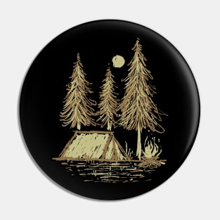 Camping Pin