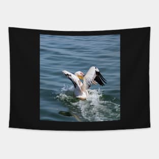 Great white pelican Tapestry