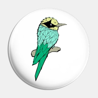 Polygon bird Pin