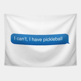 I can't, I have pickleball Tapestry