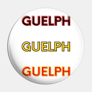 Guelph x3 Sticker Pack Pin