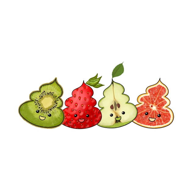 Cute Fruity Poos by CutiePoos