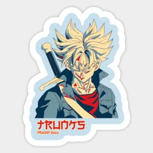 Future Trunks Imperfect Cell Saga Dragon Ball Super - Dragon Ball Gt Kid Goku  Pan Trunks - Sticker