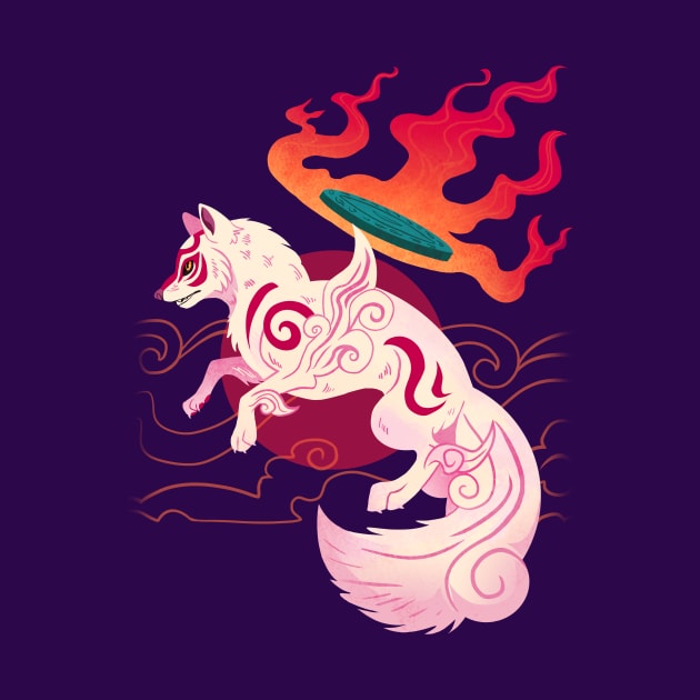 Okami Amaterasu by sophieeves