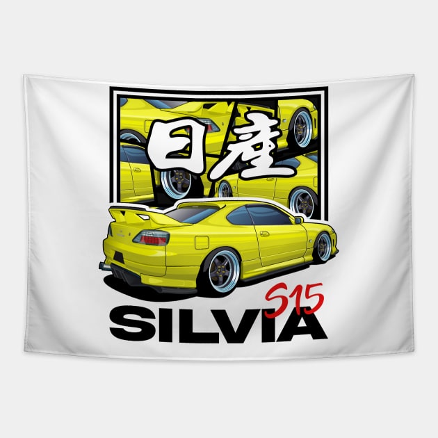 Nissan Silvia S15 Tapestry by squealtires