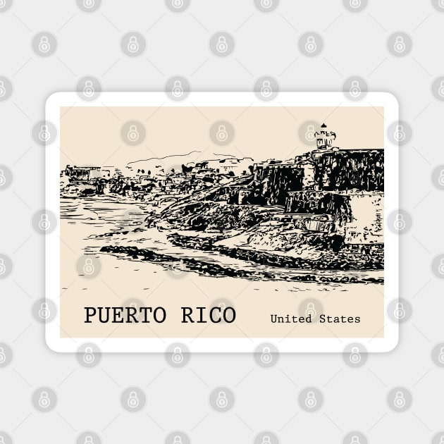 Puerto Rico Magnet by Lakeric