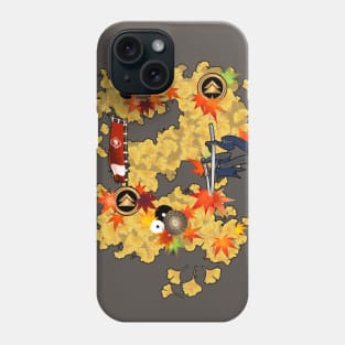 The Hidden Man (no kanji version) - ゴースト・オブ・ツシマ Ginko Kimono Design - Ghost of Tsushima Phone Case