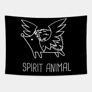 Spirit Animal | Cute And Funny Pet Hedgehog Graphic Tapestry