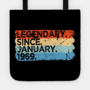 'Born in January 1969' Funny 50th Birthday Vintage Gift Tote