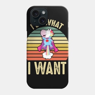 I do what i want Phone Case