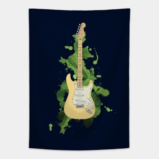 S-Style Electric Guitar Buttercream Color Tapestry