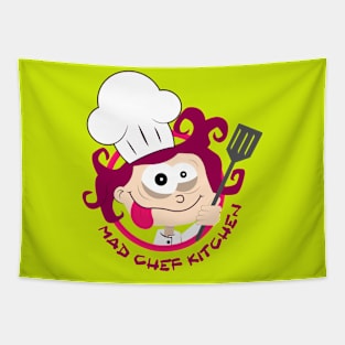 Mad Chef Kitchen Tapestry