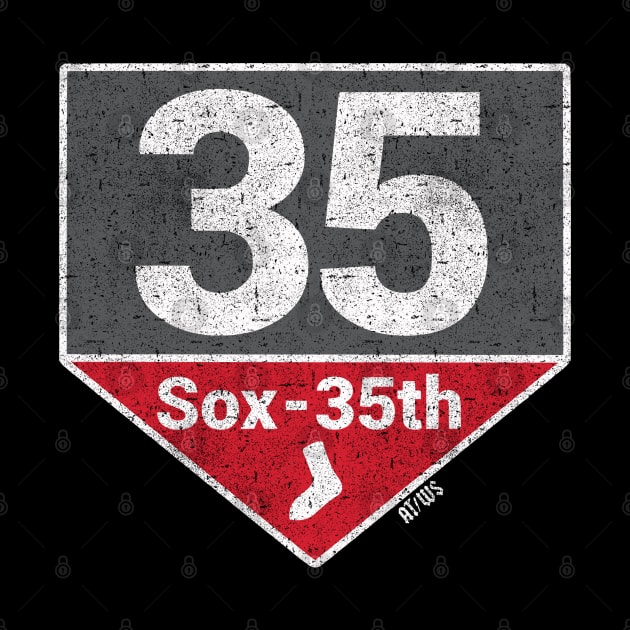The Red Line White Sox Vintage by JMD