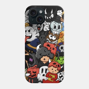 Fukinandfriend doodle art Concept Halloween Phone Case