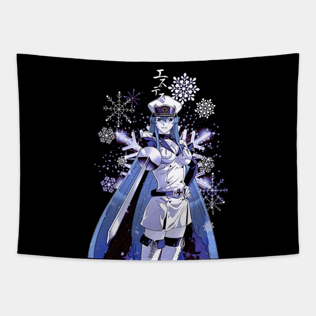 Ice Queen Ice Heart Tapestry by stingi