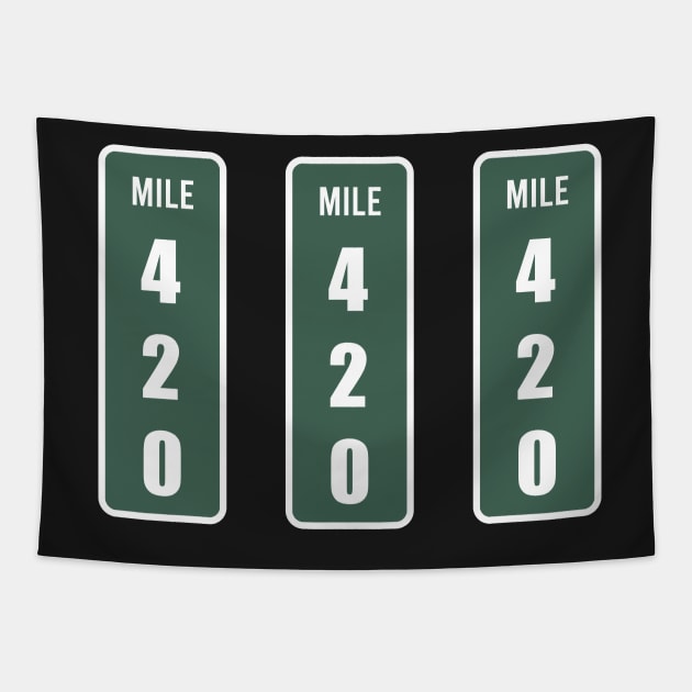 420 Mile Marker pack Tapestry by AdelDa19