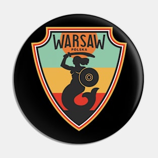 Warsaw Poland Pin