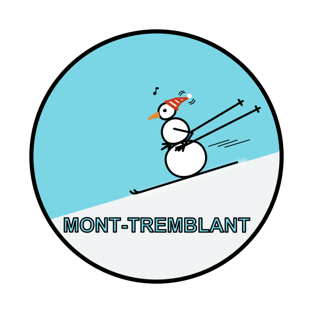 Frosty the Snowman - Skiing at Mont-Tremblant by Musings Home Decor