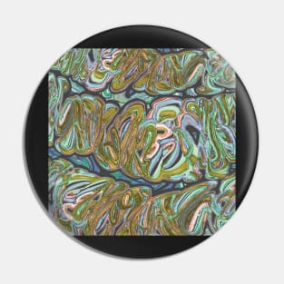 Rustic Graffiti Slime - Colorful Paint Pour/ Fluid Art - Unique and Vibrant Abstract Acrylic Paintings for Art Prints, Canvas Prints, Wall Art, Mugs, Leggings, Phone Cases, Tapestries and More Pin