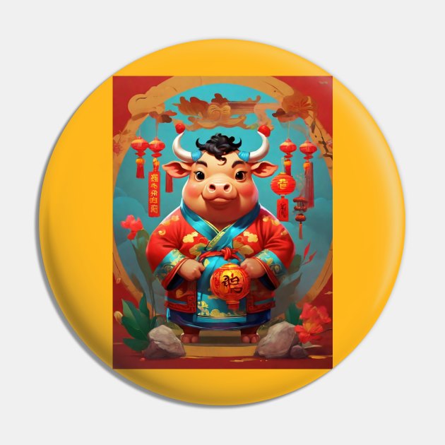 KUNG HEI FAT CHOI – THE OX Pin by likbatonboot