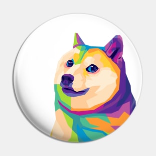 Doge Meme Pin