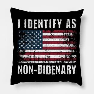 I Identify as Non-Bidenary Pillow