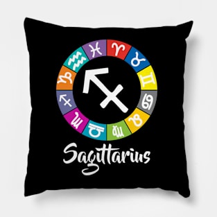 sagitarius zodiac Pillow