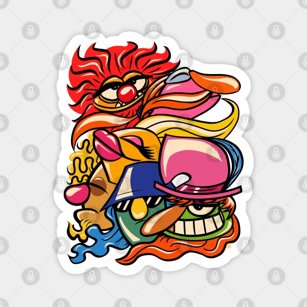 Electric Mayhem Lips Edition Magnet by UzzyWorks