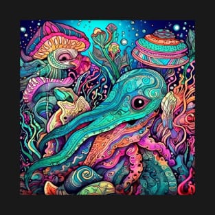 Psychedelic Sea Creature v02 T-Shirt