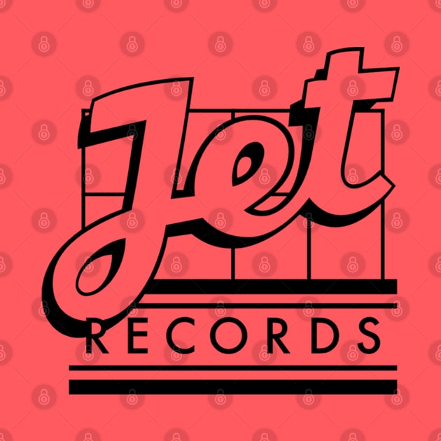 Jet Records Black by Ipung