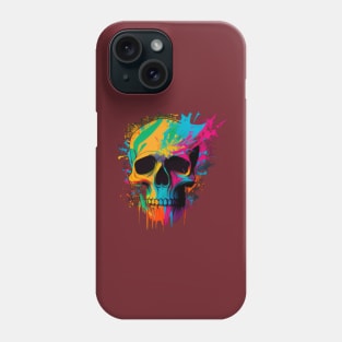 Skull painting Phone Case