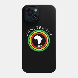 Juneteenth 1865, Black History Phone Case