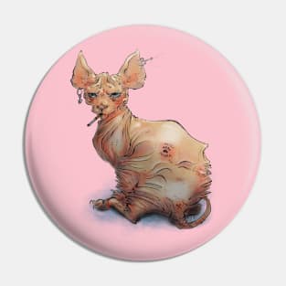 Sphynx the Cat Pin